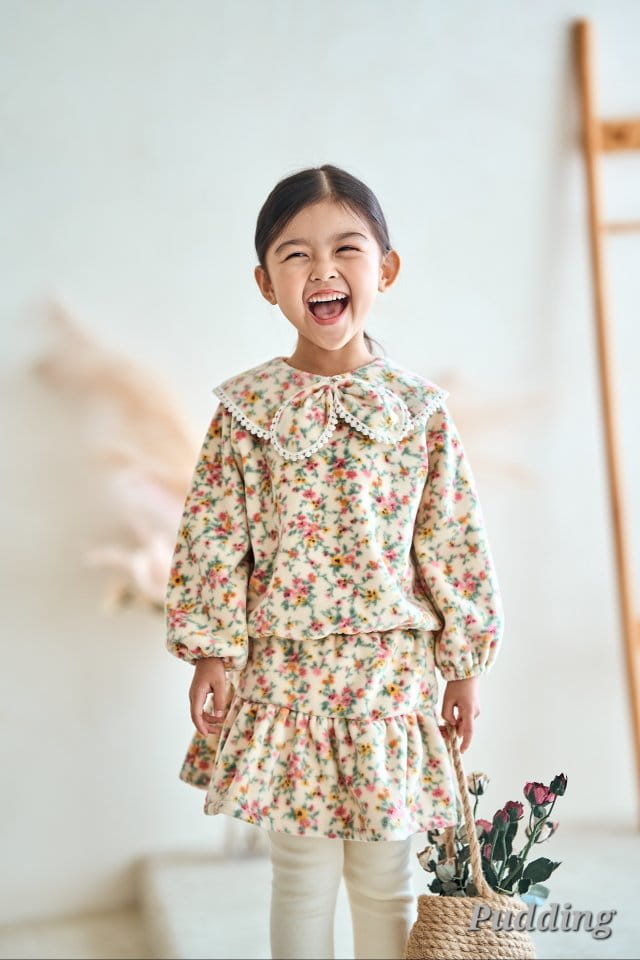 Pudding - Korean Children Fashion - #prettylittlegirls - Top Bottom sEt - 7