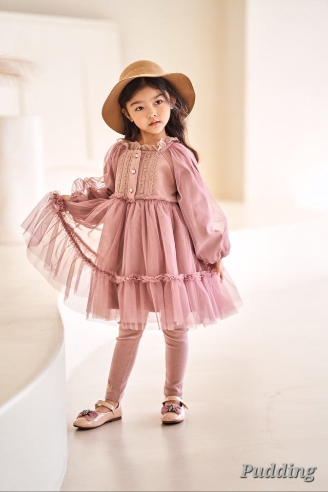 Pudding - Korean Children Fashion - #stylishchildhood - Button One-piece - 2