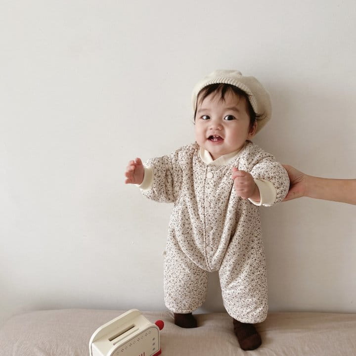Reve Kid - Korean Baby Fashion - #babyoutfit - Round Padding Bodysuit