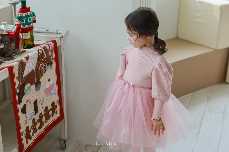 Rica - Korean Children Fashion - #Kfashion4kids - Heart Sha One-piece - 7