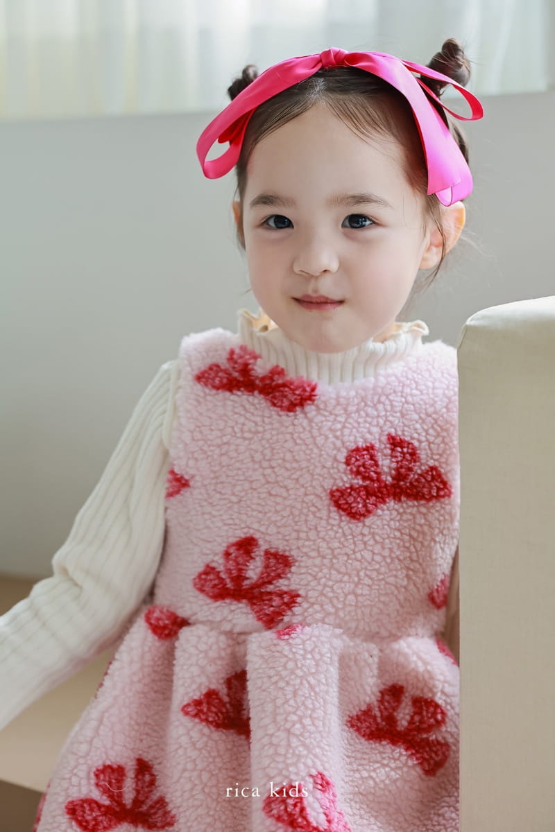 Rica - Korean Children Fashion - #childofig - Ribbon One-piece - 11