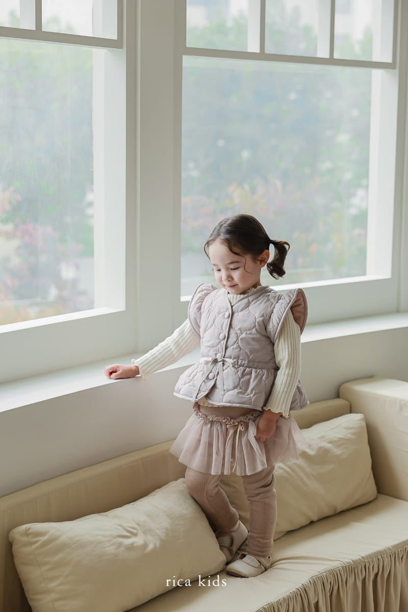 Rica - Korean Children Fashion - #childofig - Quilting VEst - 9