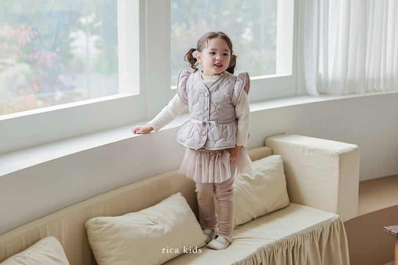 Rica - Korean Children Fashion - #childrensboutique - Quilting VEst - 10