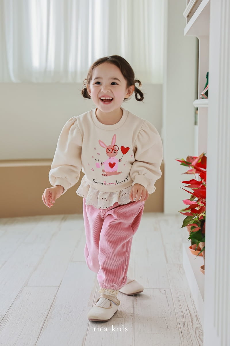 Rica - Korean Children Fashion - #designkidswear - Rabbit Lace Tee - 6