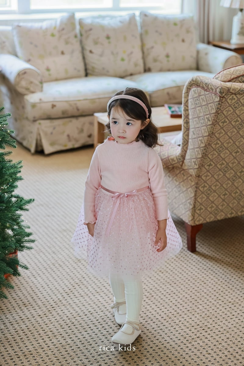 Rica - Korean Children Fashion - #kidsshorts - Beads One-piece - 6