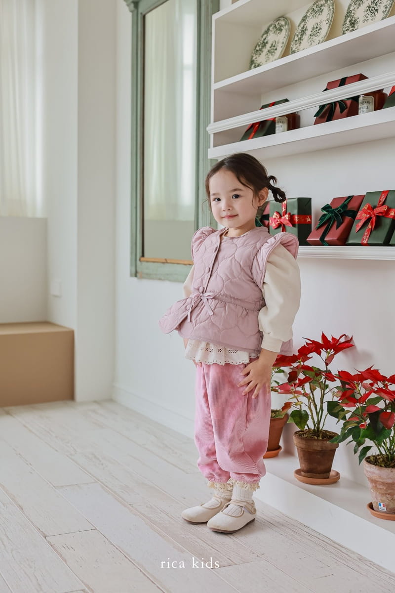 Rica - Korean Children Fashion - #littlefashionista - Quilting VEst - 2