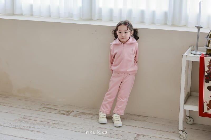 Rica - Korean Children Fashion - #littlefashionista - Natural Top Bottom Set
