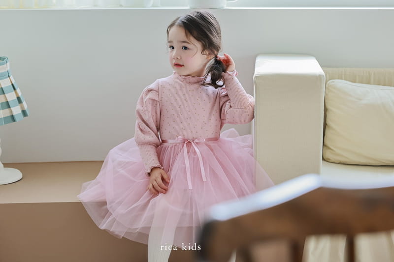 Rica - Korean Children Fashion - #minifashionista - Heart Sha One-piece - 10