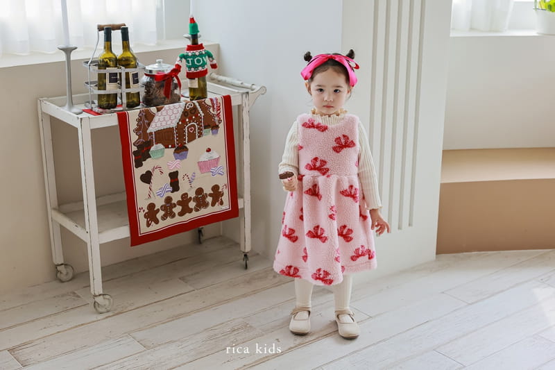 Rica - Korean Children Fashion - #minifashionista - Ribbon One-piece - 6