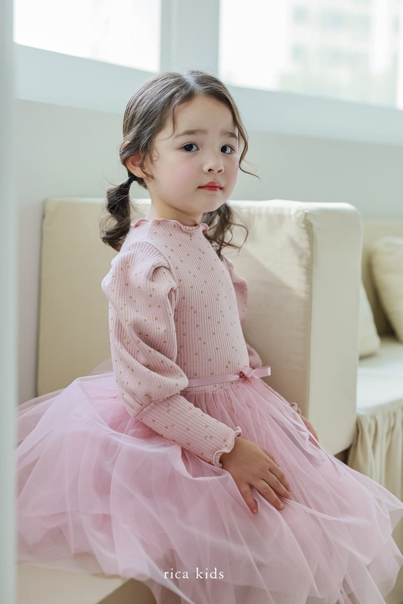 Rica - Korean Children Fashion - #prettylittlegirls - Heart Sha One-piece - 11