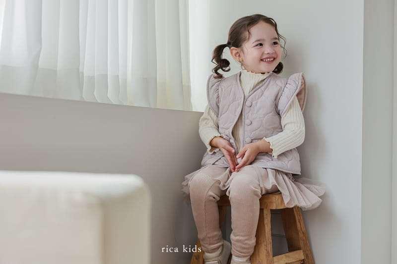 Rica - Korean Children Fashion - #prettylittlegirls - Rib Tee - 3