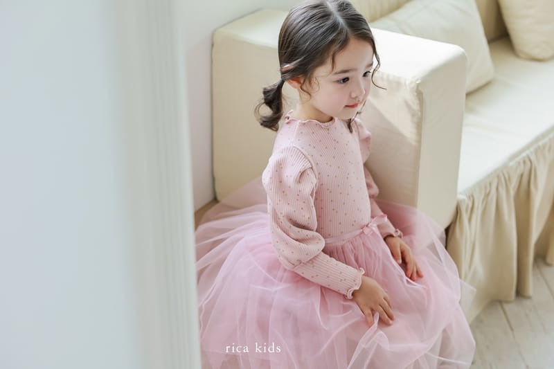 Rica - Korean Children Fashion - #todddlerfashion - Heart Sha One-piece - 12