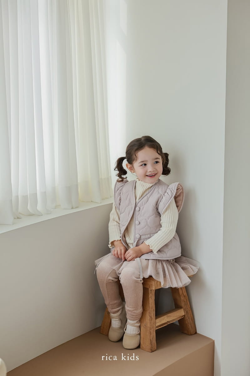 Rica - Korean Children Fashion - #prettylittlegirls - Rib Tee - 4