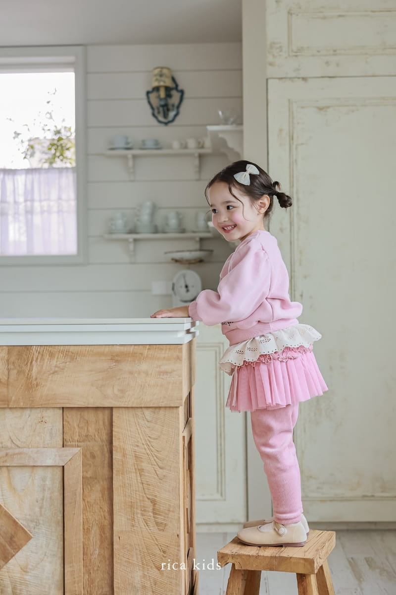 Rica - Korean Children Fashion - #toddlerclothing - M Sha Skirt Leggings - 8