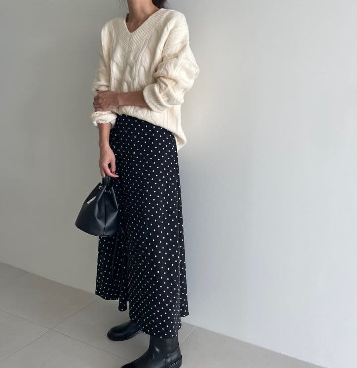 Ripple - Korean Women Fashion - #thatsdarling - Erin Dot Skirt - 3