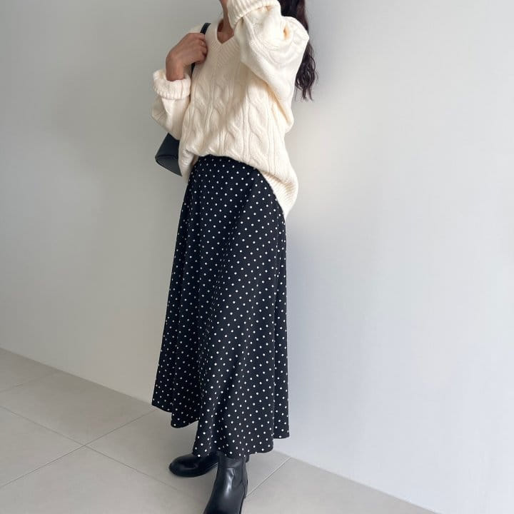 Ripple - Korean Women Fashion - #thatsdarling - Erin Dot Skirt - 4