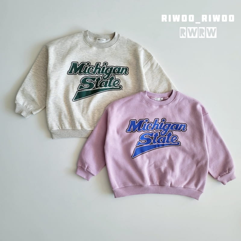 Riwoo Riwoo - Korean Junior Fashion - #kidsshorts - Michigan State Top Bottom Set - 3