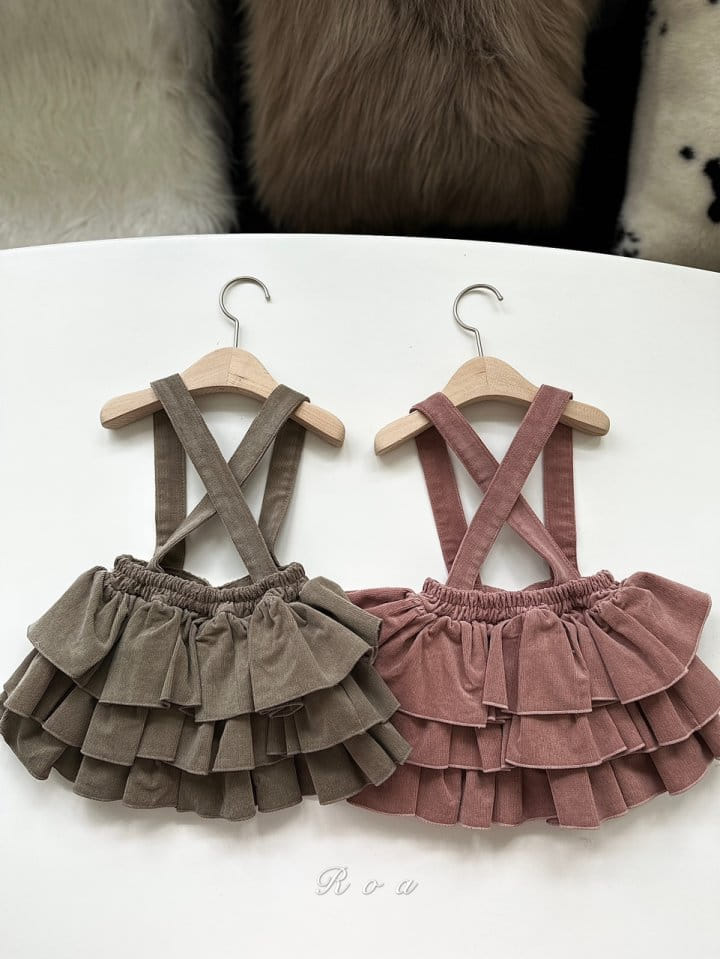Roa - Korean Children Fashion - #discoveringself - Evlyn Dungaree Skirt