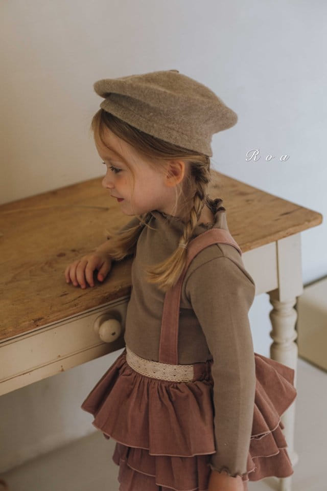 Roa - Korean Children Fashion - #kidsshorts - Evlyn Dungaree Skirt - 4
