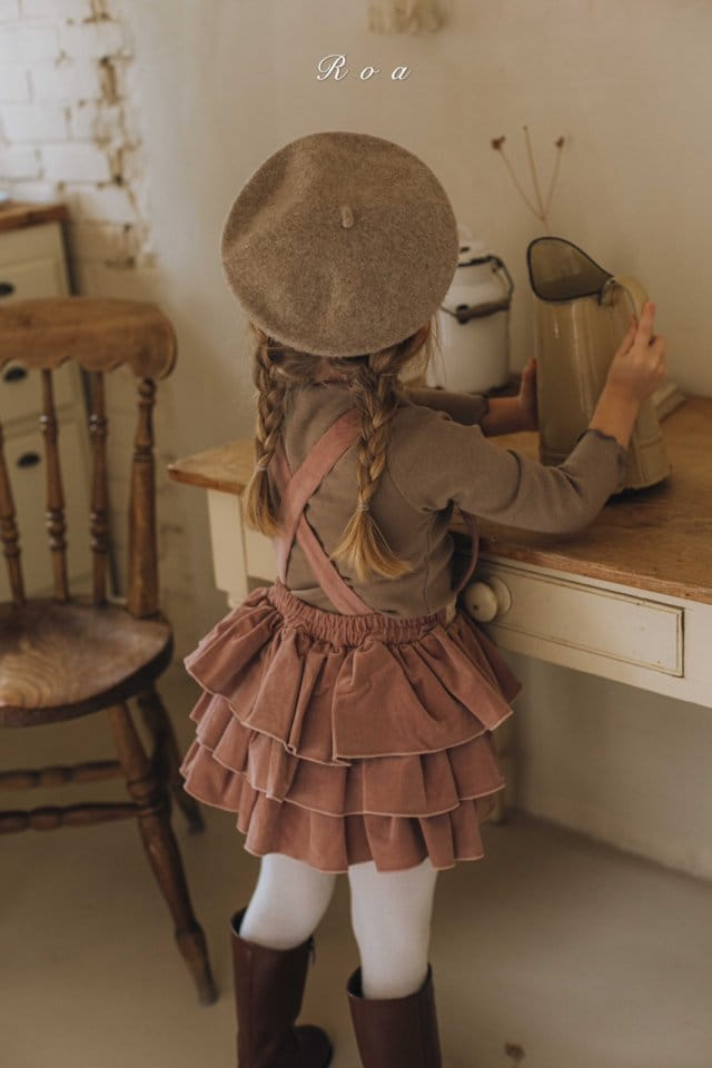 Roa - Korean Children Fashion - #kidzfashiontrend - Evlyn Dungaree Skirt - 5