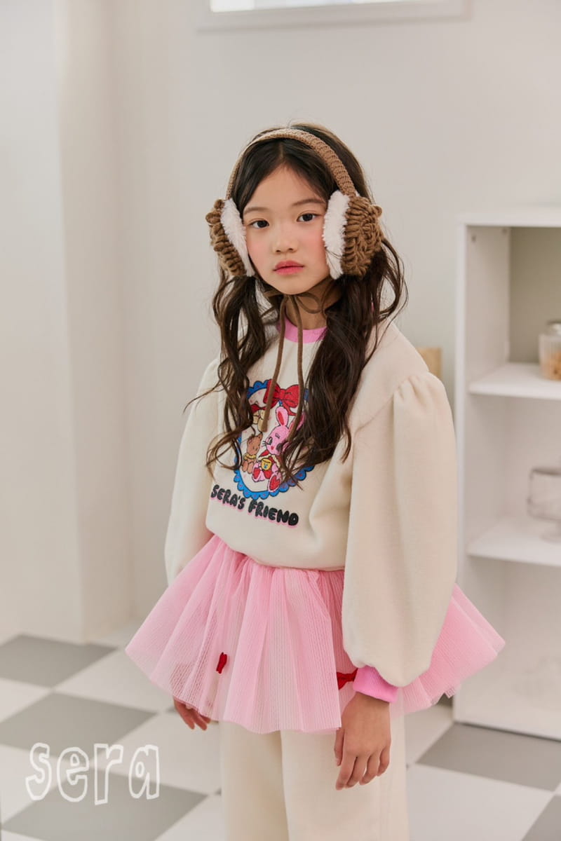 Sera - Korean Children Fashion - #discoveringself - Heart Fleece Sweatshirt - 4