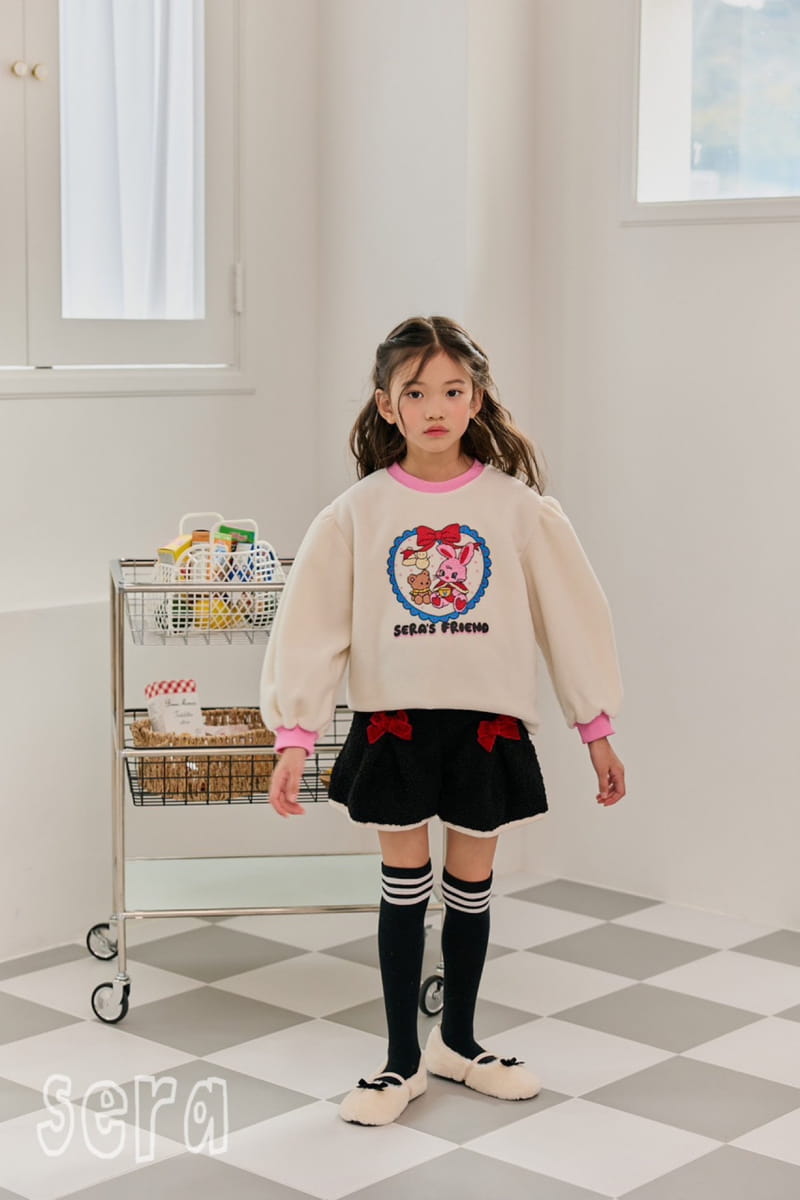 Sera - Korean Children Fashion - #kidsstore - Heart Fleece Sweatshirt - 6
