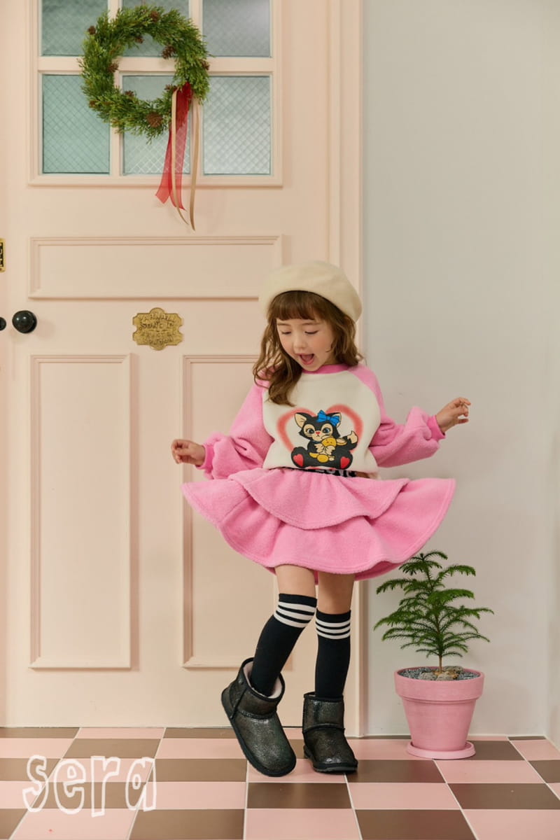 Sera - Korean Children Fashion - #littlefashionista - Logo Cancan Skirt