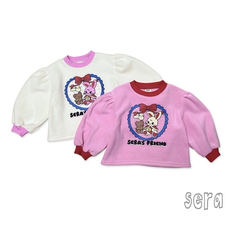 Sera - Korean Children Fashion - #prettylittlegirls - Heart Fleece Sweatshirt - 12