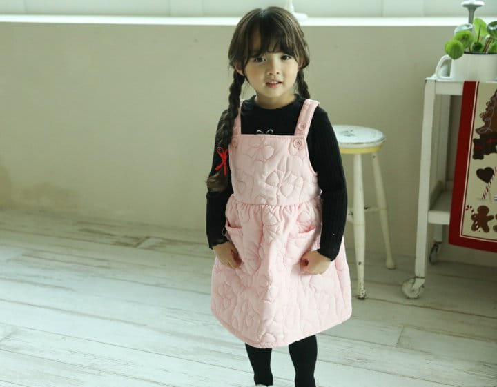 Sewing-B - Korean Children Fashion - #childofig - Ribbon Quilting One-piece - 5