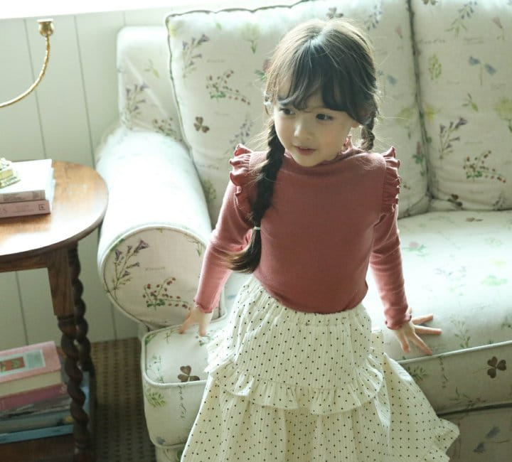 Sewing-B - Korean Children Fashion - #childrensboutique - Ribbon Mimi Skirt - 5