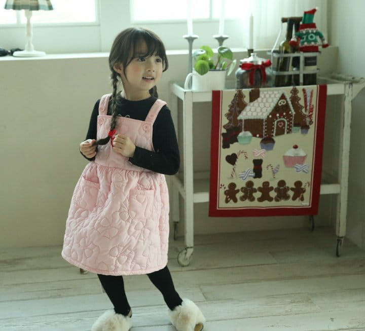 Sewing-B - Korean Children Fashion - #designkidswear - Ribbon Quilting One-piece - 7