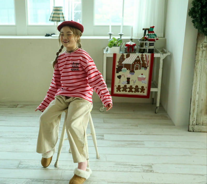 Sewing-B - Korean Children Fashion - #designkidswear - Rib Fleece Wrinkle Pants - 5