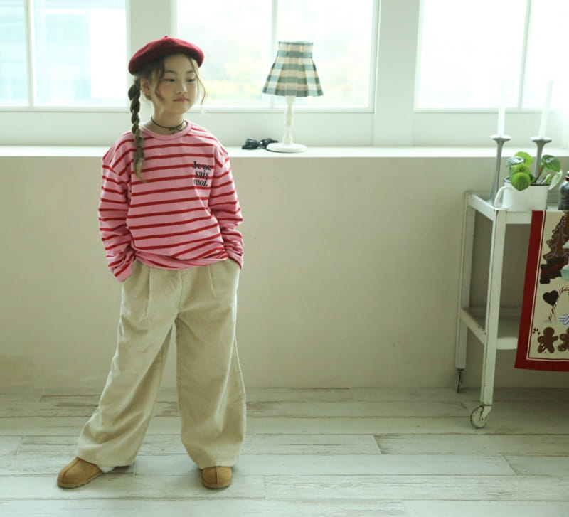 Sewing-B - Korean Children Fashion - #discoveringself - Rib Fleece Wrinkle Pants - 6