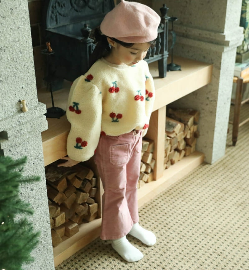 Sewing-B - Korean Children Fashion - #discoveringself - Cherry Dumble Sweatshirt - 10