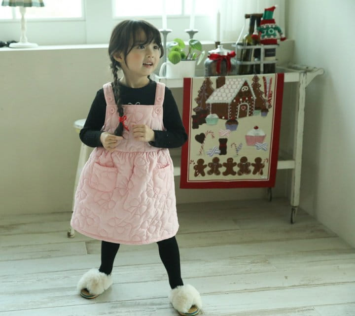 Sewing-B - Korean Children Fashion - #fashionkids - Ribbon Quilting One-piece - 9