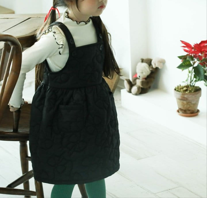 Sewing-B - Korean Children Fashion - #kidsshorts - Ribbon Quilting One-piece - 10