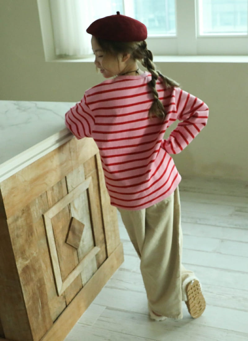 Sewing-B - Korean Children Fashion - #kidsshorts - Rib Fleece Wrinkle Pants - 8