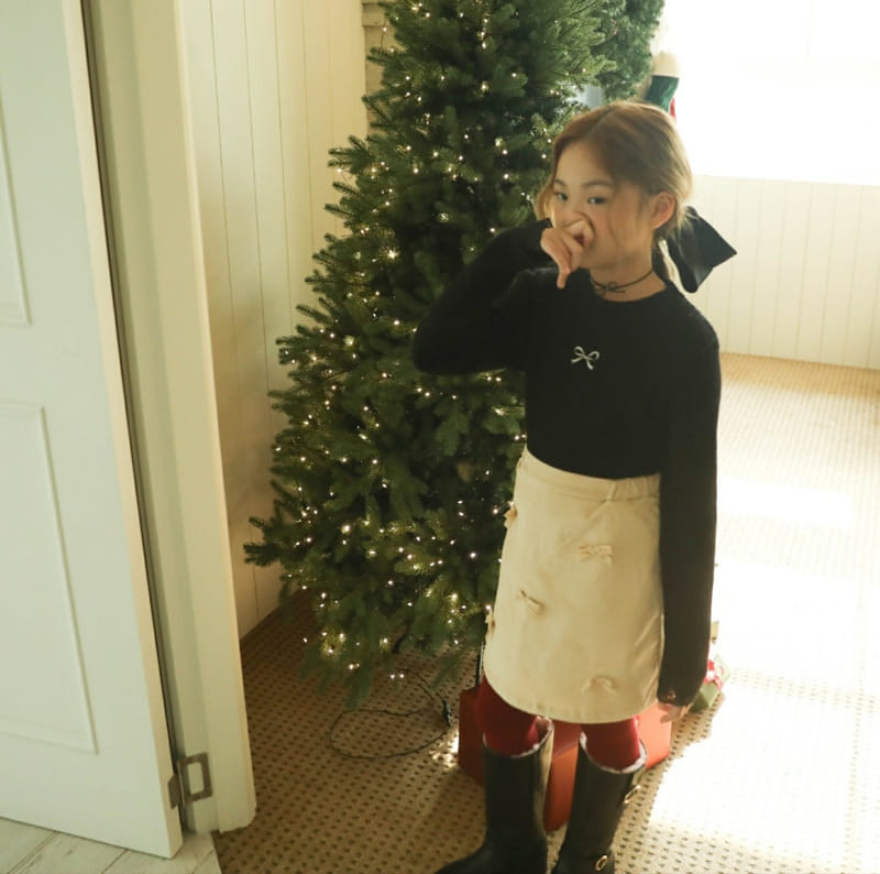 Sewing-B - Korean Children Fashion - #kidsshorts - Ribbon Wrap Skirt Pants - 6