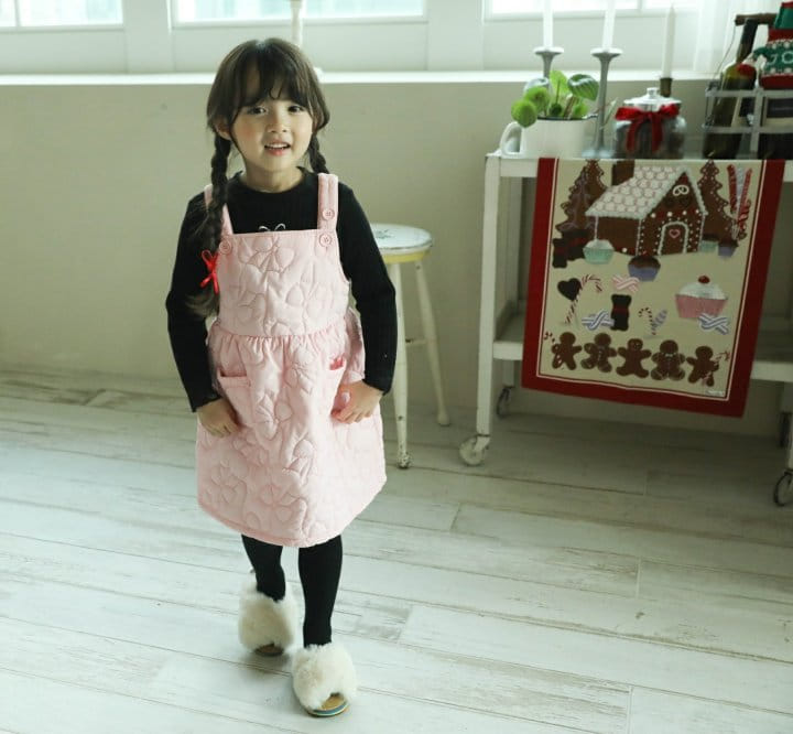 Sewing-B - Korean Children Fashion - #kidsstore - Ribbon Quilting One-piece - 11