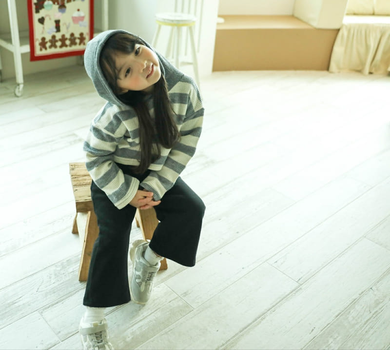 Sewing-B - Korean Children Fashion - #kidzfashiontrend - Knit Hoody Sweatshiurt - 3