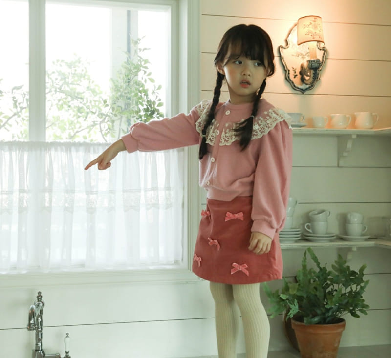 Sewing-B - Korean Children Fashion - #littlefashionista - Lumi Lace Sweatshirt - 3