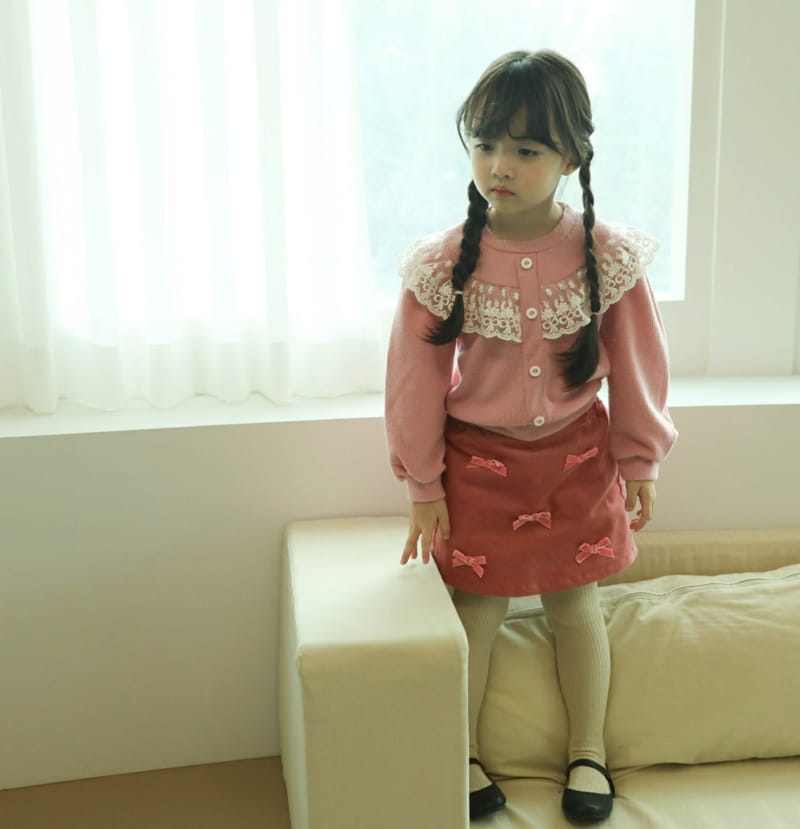 Sewing-B - Korean Children Fashion - #minifashionista - Lumi Lace Sweatshirt - 5