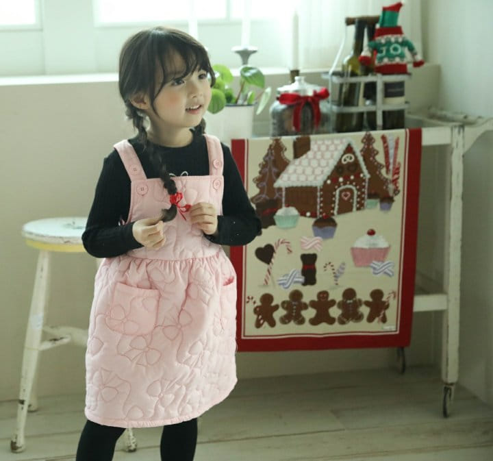 Sewing-B - Korean Children Fashion - #prettylittlegirls - Ribbon Quilting One-piece