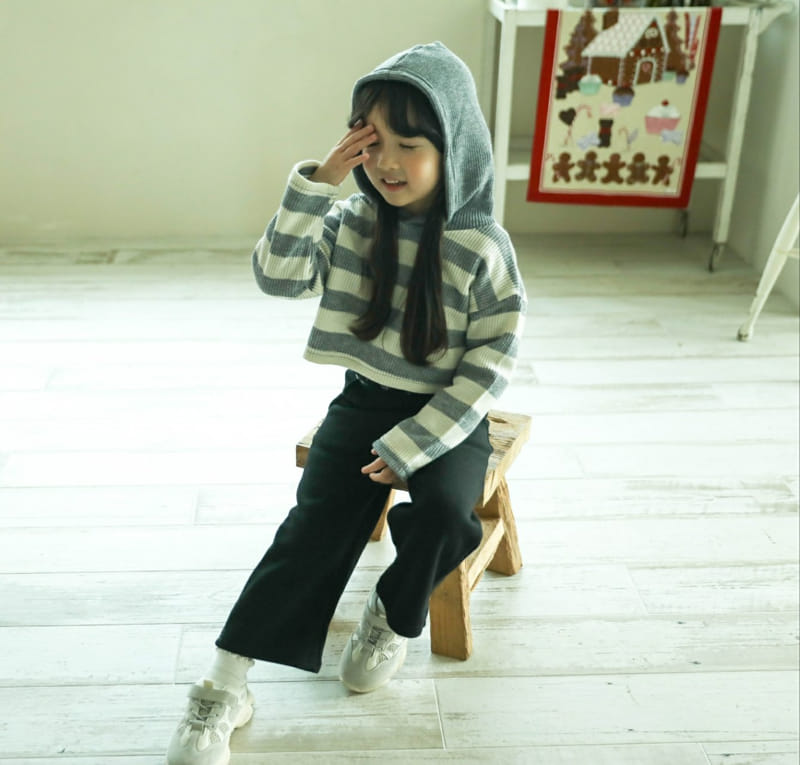 Sewing-B - Korean Children Fashion - #prettylittlegirls - Knit Hoody Sweatshiurt - 8