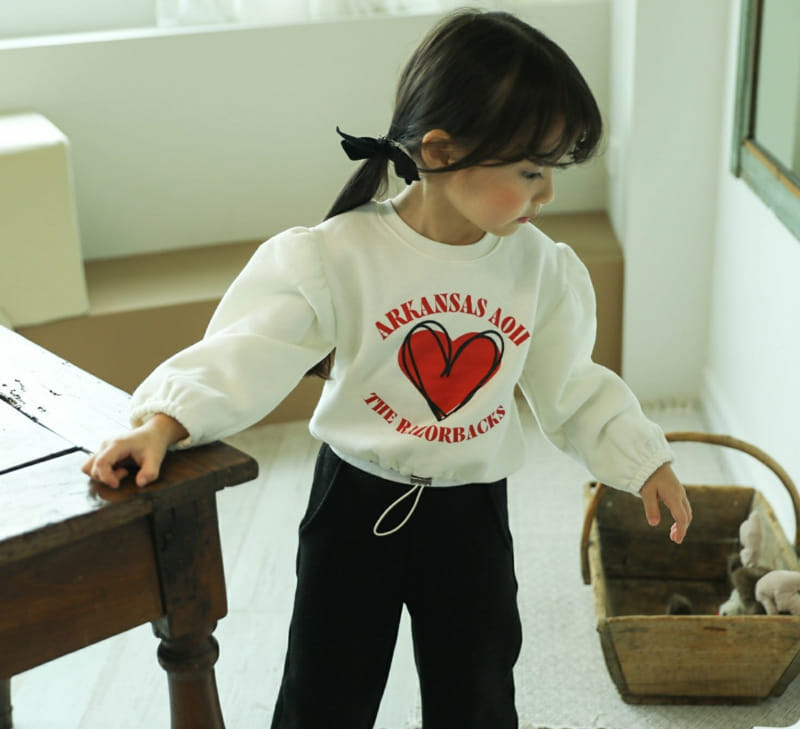 Sewing-B - Korean Children Fashion - #prettylittlegirls - Rose String Sweatrshirt - 3