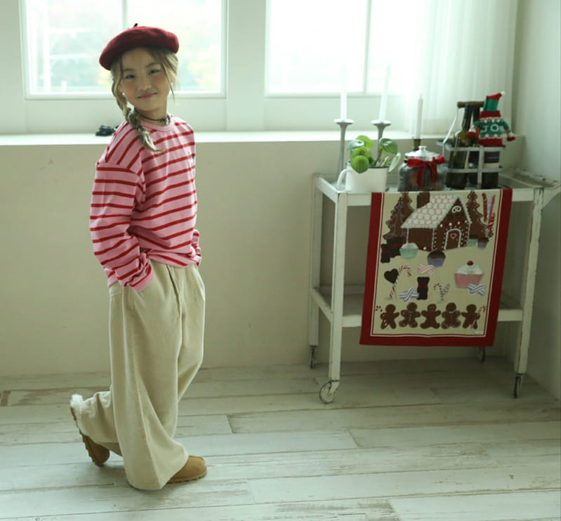 Sewing-B - Korean Children Fashion - #stylishchildhood - Rib Fleece Wrinkle Pants - 2