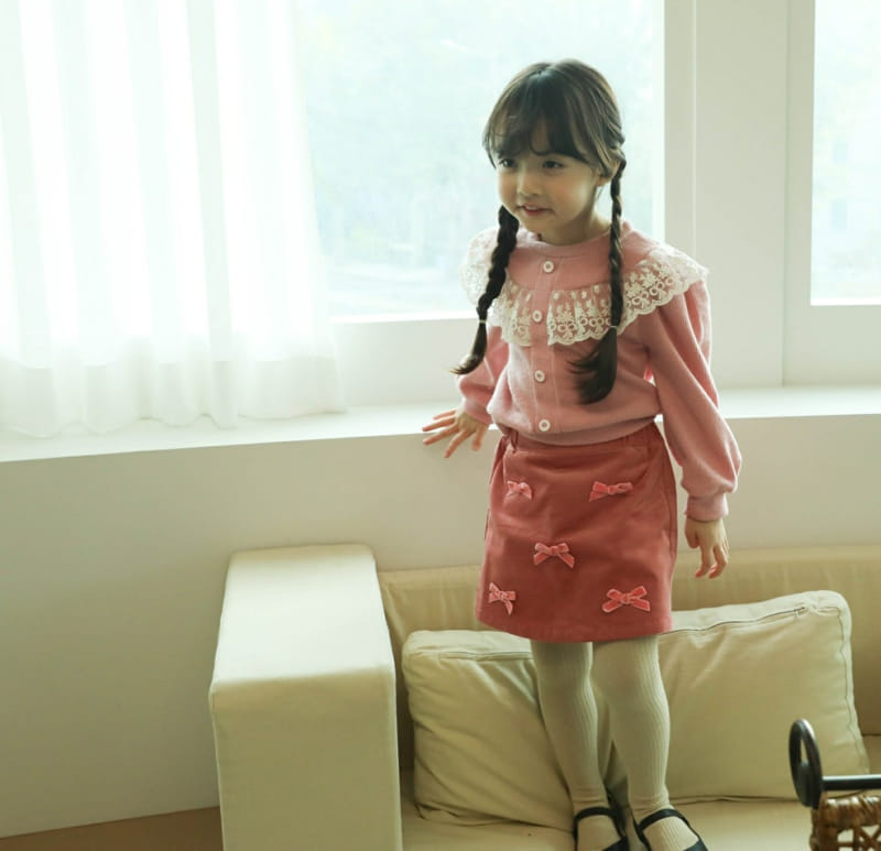 Sewing-B - Korean Children Fashion - #todddlerfashion - Lumi Lace Sweatshirt - 7