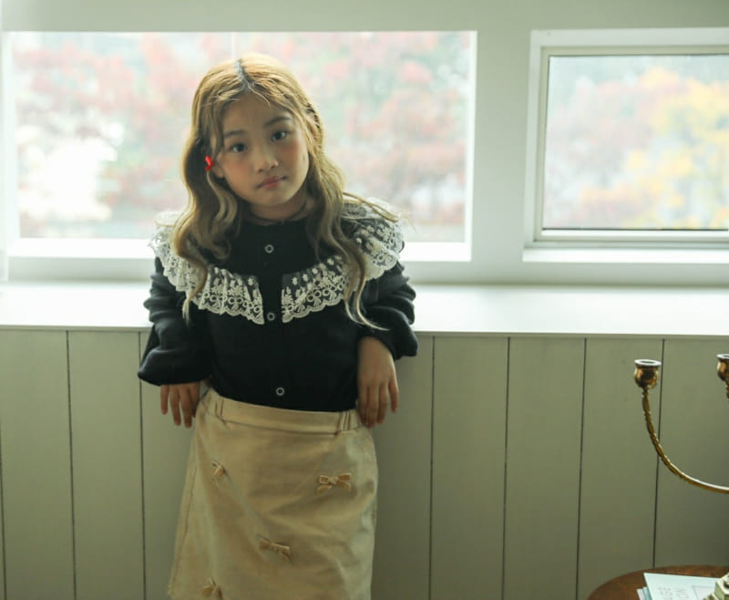 Sewing-B - Korean Children Fashion - #toddlerclothing - Lumi Lace Sweatshirt - 8