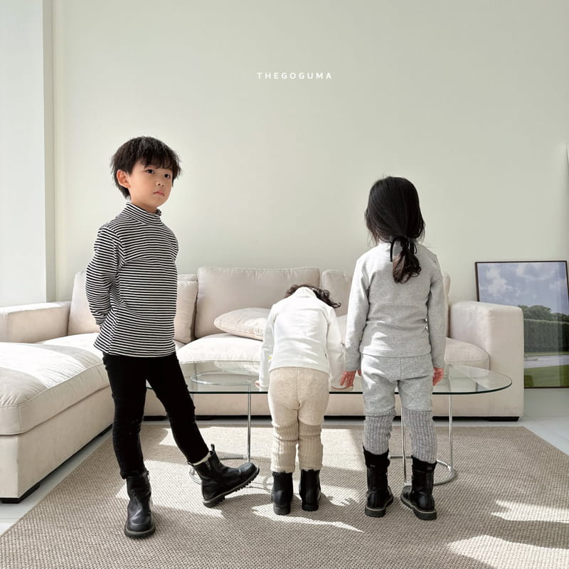 Shinseage Kids - Korean Children Fashion - #childrensboutique - Cozy Turtleneck Tee - 2