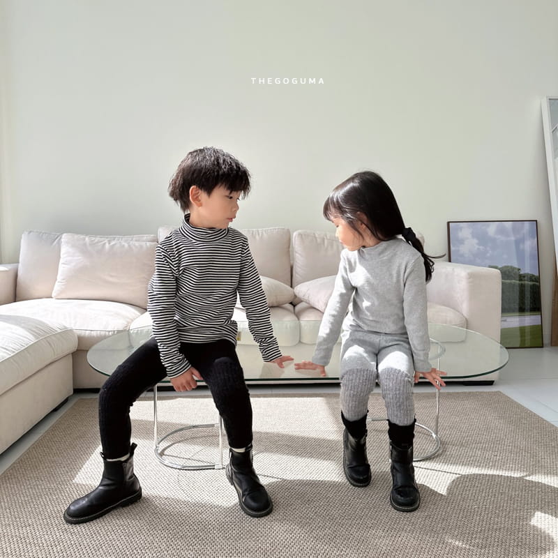 Shinseage Kids - Korean Children Fashion - #designkidswear - Cozy Turtleneck Tee - 4